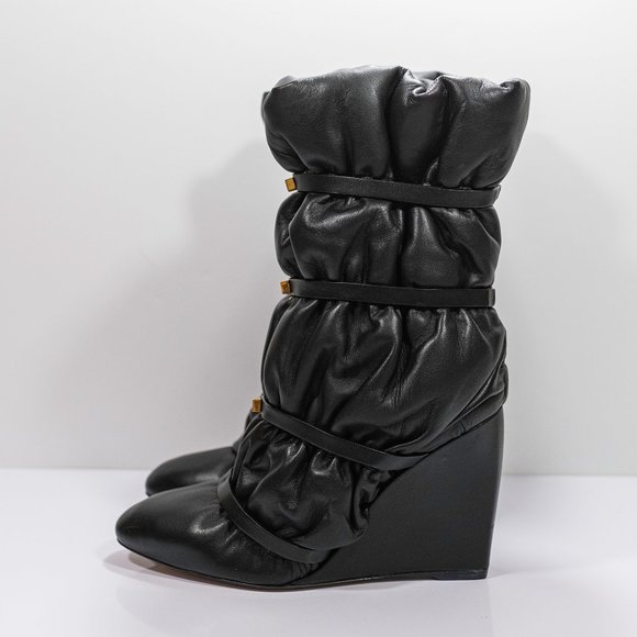 Stuart Weitzman Duvet Wedge Boots - Picture 4 of 16